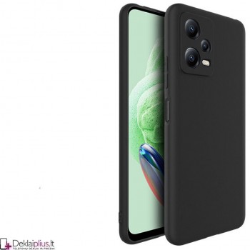Silikoninis ploniausias dėklas - juodas (Xiaomi Poco X5 5G/Redmi Note 12 5G) Silikoninis ploniausias dėklas - juodas (Xiaomi Poco X5 5G/Redmi Note 12 5G)